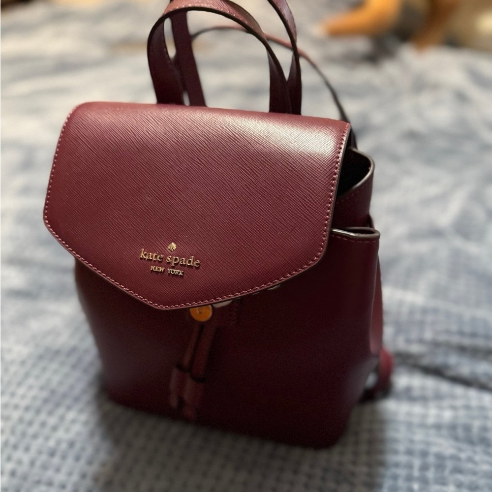 Kate Spade Deep Red Backpack